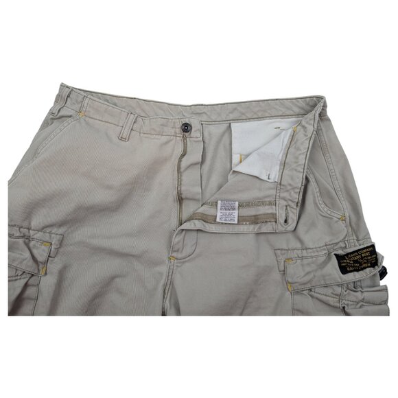 POLO JEANS COMPANY Ralph Lauren VINTAGE 33X27 Military Surplus Cargo Jeans RARE - Picture 5 of 16